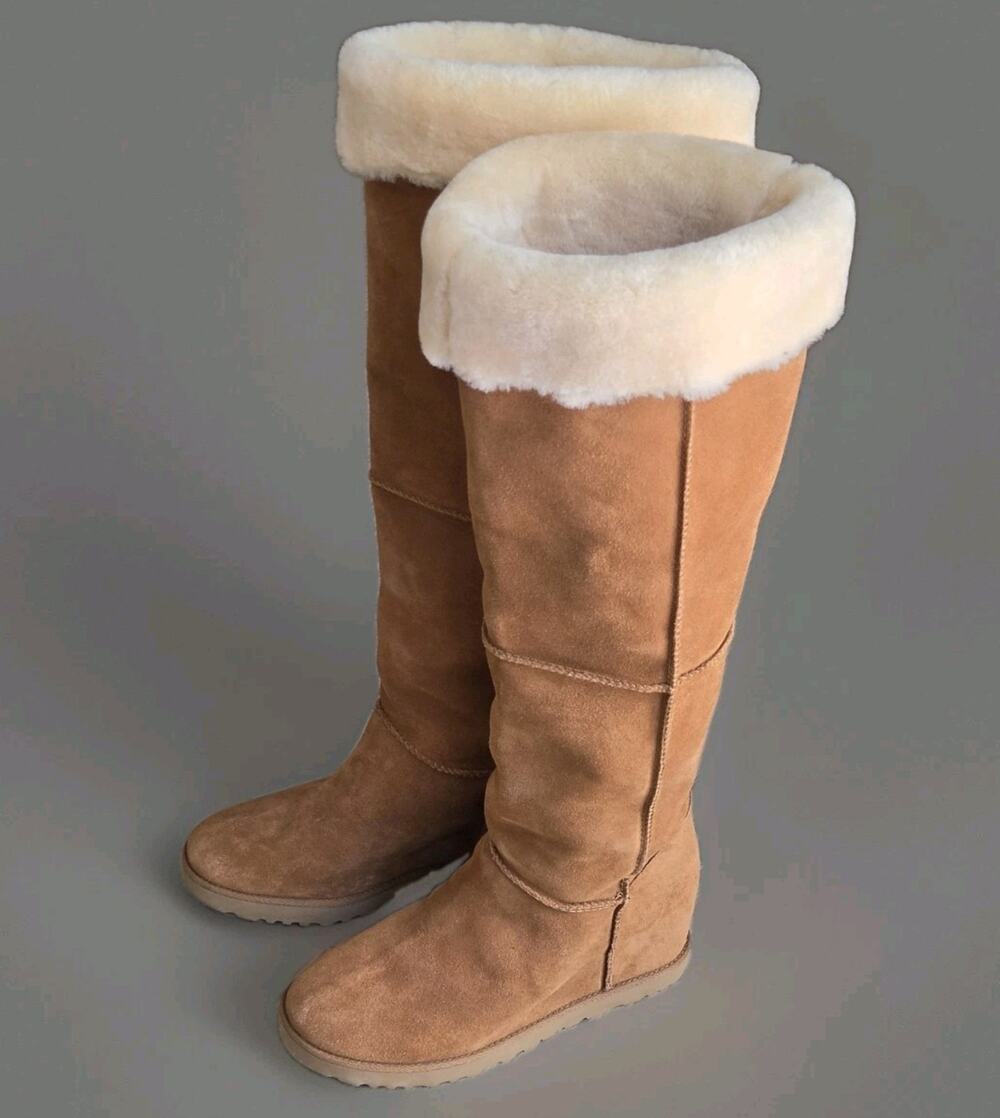 Women’s US 10 Classic Over The Knee Chestnut 24" Tall